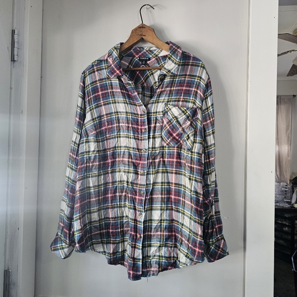 Torrid Flannel Plaid Shirt Size 2 X plus Size 18/20 - Picture 1 of 6